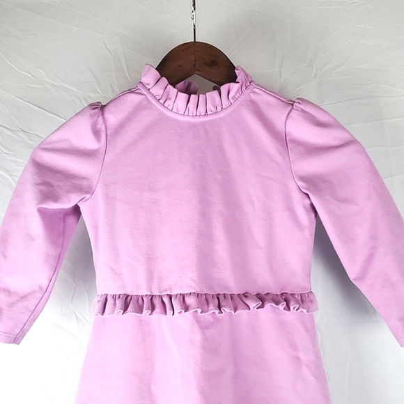 Janie And Jack Ruffle Ponte Dress In‎ Orchid - Picture 3 of 10